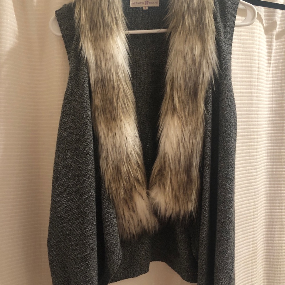 Altar’d state faux fur vest